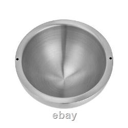 10Pcs 1L Stackable Stainless Steel Salad Bowl Insulated Salad Bowl Anti-slip Pad