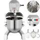 10qt Electric Food Stand Mixer Dough Mixer 450w Stainless Steel Bowl Bread