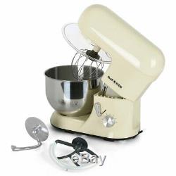 1200W Food Cake Stand Mixer Beater Dough Hook & Whisk 5.2L Stainless Mixing Bowl