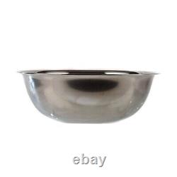 13 Quart Large Stainless Steel Mixing Bowl Baking Bowl, Flat Base Bowl