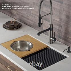 16.75 in. Workstation Kitchen Sink Serving Board Set with Stainless Steel Mixing