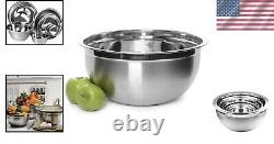 18.5 Quart Stainless Steel Mixing Bowl Professional Quality for Versatile Use