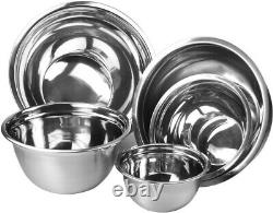 18.5 Quart Stainless Steel Mixing Bowl Professional Quality for Versatile Use