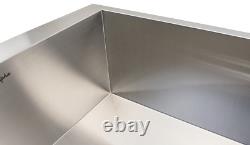 18 Single Bowl Apron Farmhouse Stainless Steel Kitchen Sink 9 Deep
