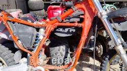 1987 Honda CR 250R Frame Main Frame Chassis Steel With Seat