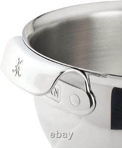 1X Provisions Stainless Steel Mixing Bowl Set, 3-Piece, NEW