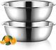 2 Pieces 26 Quart Extra Large Stainless Steel Mixing Bowl Oversized All Purpose