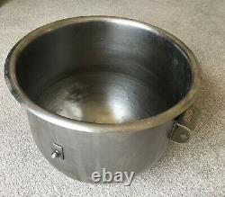 20 Litre Stainless Steel Mixing Bowl Suits Hobart Mixer Used