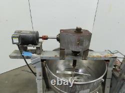 23 Dia x 24 Deep Stainless Steel Jacketed Mixing Bowl With1-1/2HP Mixer 480V 3Ph