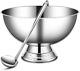 3 Gallon 12l Stainless Steel Champagne Bucket Punch Bowl With Ladle Ice Bucket F