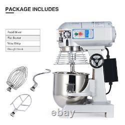 3 Speed Pro Stand Mixer with 10L Stainless Steel Mixing Bowl Kitchen Appliance