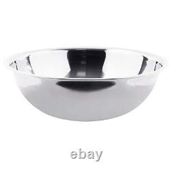 30 Quart Stainless Steel Mixing Bowl Extra Large, Medium Weight, Polished Mir