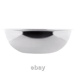 30 Quart Stainless Steel Mixing Bowl Extra Large, Medium Weight, Polished Mir