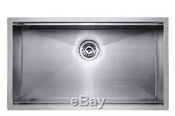 33 Handmade Stainless Steel Single Bowl Kitchen Sink With Sliding Accessories