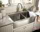 33 Kitchen Sink Farmhouse Apron 60/40 Deep Double Bowl 16 Gauge Stainless Steel
