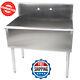 36 Commercial Kitchen Utility Sink Stainless Steel 36 X 24 X 14 Bowl 16gauge