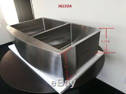 36 Stainless Steel Kitchen Farm Sink Curved Front Single Bowl