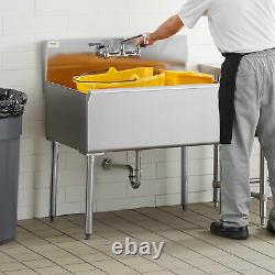 36 x 24 x 14 Stainless Steel One Compartment Commercial Utility Sink Bowl