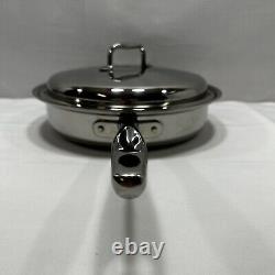 360 Cookware Stainless Steel 3.5 Quart Sauté Pan With Cover Crafted In USA