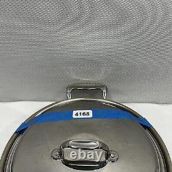 360 Cookware Stainless Steel 3.5 Quart Sauté Pan With Cover Crafted In USA