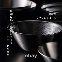 5-Piece Stackable Stainless Steel Bowls Set Durable Elegance for Your Kitchen