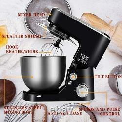 5 Quart Stand Dough Electric Food Mixer Tilt-Head With Stainless Steel Bowl NEW
