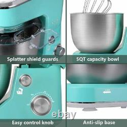 5 Quart Stand Dough Electric Food Mixer Tilt-Head With Stainless Steel Bowl NEW