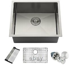 5th Ave 22-Inch Undermount Kitchen Sink Set, 16Gauge Stainless Steel Single Bowl