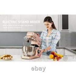 6.7QT Tilt-Head Food Stand Mixer 800W 6 Speed Stainless Steel Bowl KitchenBeater