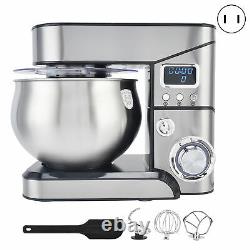 6 Speed Control Electric Stand Mixer with Stainless Steel Mixing Bowl Food