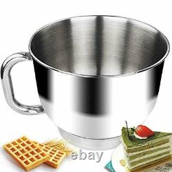 6 Speed Electric Stand Mixer Food Multi Mixing Bowl Blender Beater 5.5L 1500W