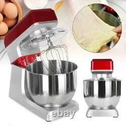 6 Speed Stand Mixer Cake Food Mixing Bowl Beater Dough Electric Blender 1.2KW US