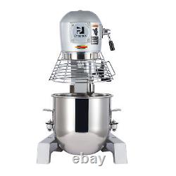 600W Commercial Dough Mixer with Stainless Steel Mixing Bowl & 10 L Stand Mixer