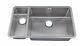793 X 461mm Brushed Undermount 1.5 Bowl Stainless Steel Kitchen Sink (d02r)