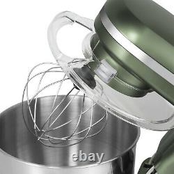 7QT Tilt-Head Food Stand Mixer Stainless Steel Bowl Electric Kitchen BeaterGreen