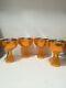 Alessi Ice Cream Bowls Italy 2002 Set Of 4 Orange Color