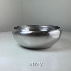 Alessi Italy 8 1/4 Dia. Steel Bowl Designed By Carlo Mazzieri & Anselmo Vitale