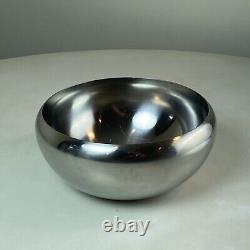 Alessi Italy 8 1/4 Dia. Steel Bowl Designed By Carlo Mazzieri & Anselmo Vitale