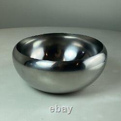 Alessi Italy 8 1/4 Dia. Steel Bowl Designed By Carlo Mazzieri & Anselmo Vitale