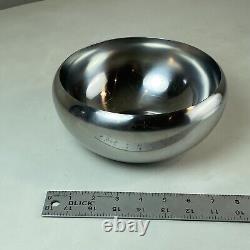 Alessi Italy 8 1/4 Dia. Steel Bowl Designed By Carlo Mazzieri & Anselmo Vitale