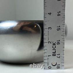 Alessi Italy 8 1/4 Dia. Steel Bowl Designed By Carlo Mazzieri & Anselmo Vitale