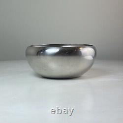 Alessi Italy 8 1/4 Dia. Steel Bowl Designed By Carlo Mazzieri & Anselmo Vitale