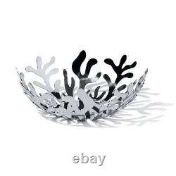 Alessi New Mediterraneo Fruit Bowl Small in Silver