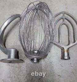 Alfa 4 Piece Lot 20VBWL 20 Qt Stainless Steel Mixing Bowl/Paddle/Whisk/Beater