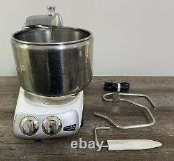 Ankarsrum Original AKM 6220 White Chrome 7 Liter Stand Mixer (600W) Assistent AB