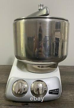 Ankarsrum Original AKM 6220 White Chrome 7 Liter Stand Mixer (600W) Assistent AB