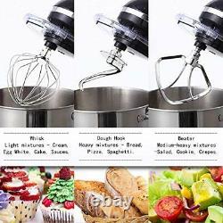 Aucma Stand Mixer, 1400W Food Mixer with 6.2 L Stainless Steel Mixing Bowl, 6