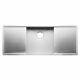 Bai 1257 45 Handmade Stainless Steel Kitchen Sink Single Bowl With Drainboard