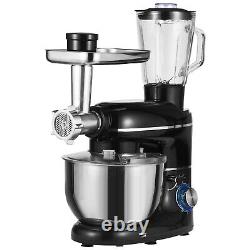 BESSKY Electric Food Stand Mixer 6.2 L 6 Speed 660W Kitchen Stainless Bowl Mixer