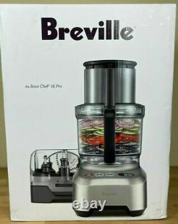 BREVILLE Sous Chef Pro 16-Cup Food Processor Brushed Stainless BFP800XL / NEW